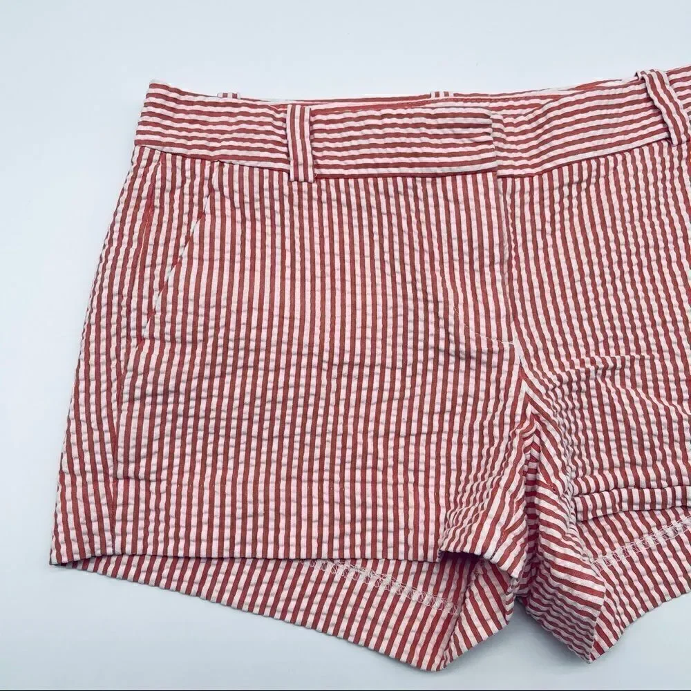 J. Crew Seersucker Shorts Size 2